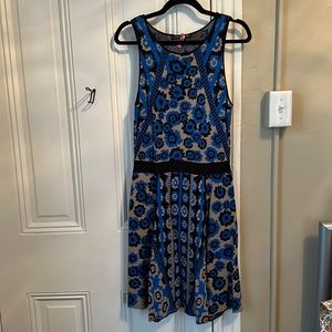 Cynthia Steefe knit floral sweater dress